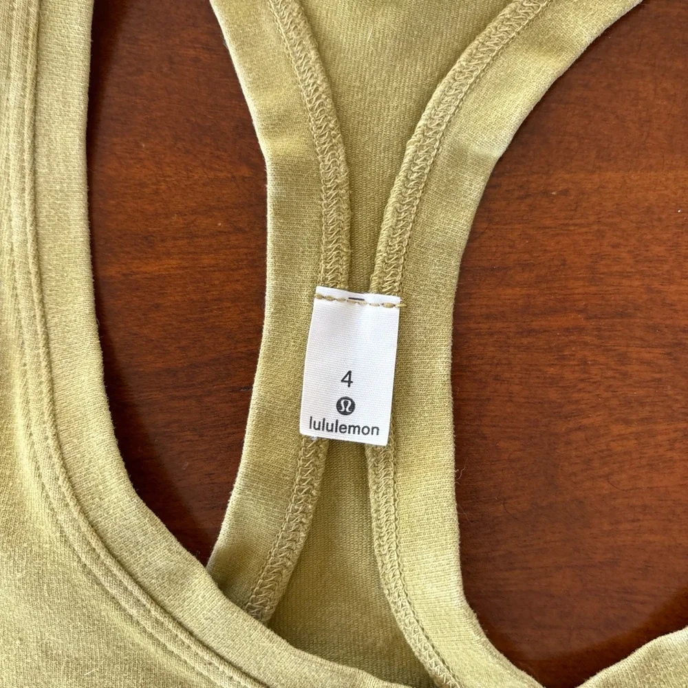 Lululemon Athletica‎ Sage Green Tank Top